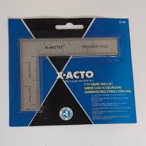 X-Acto X7726 Stainless Steel 3" x 4" Square